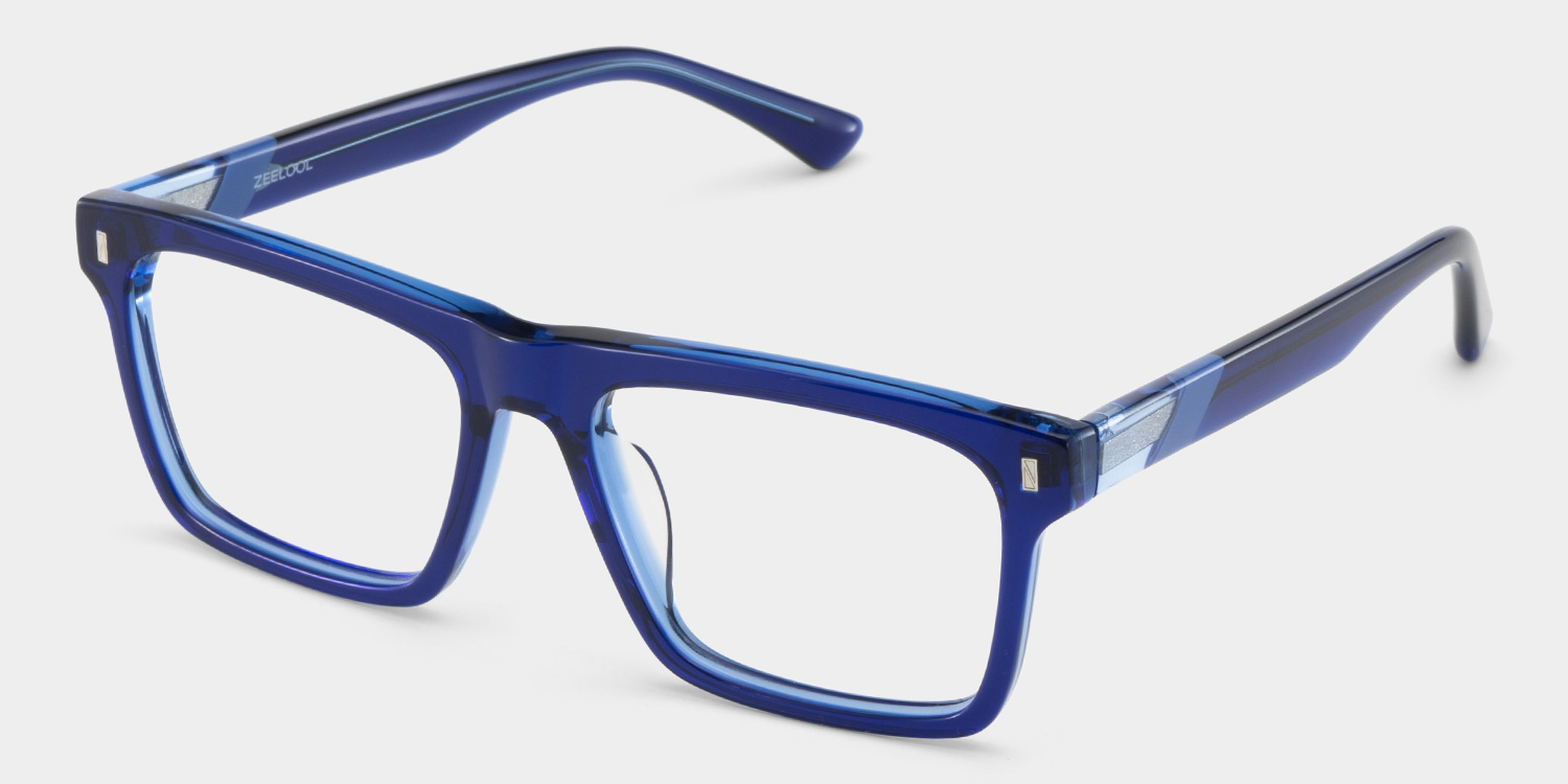 Henry Rectangle Blue Glasses2