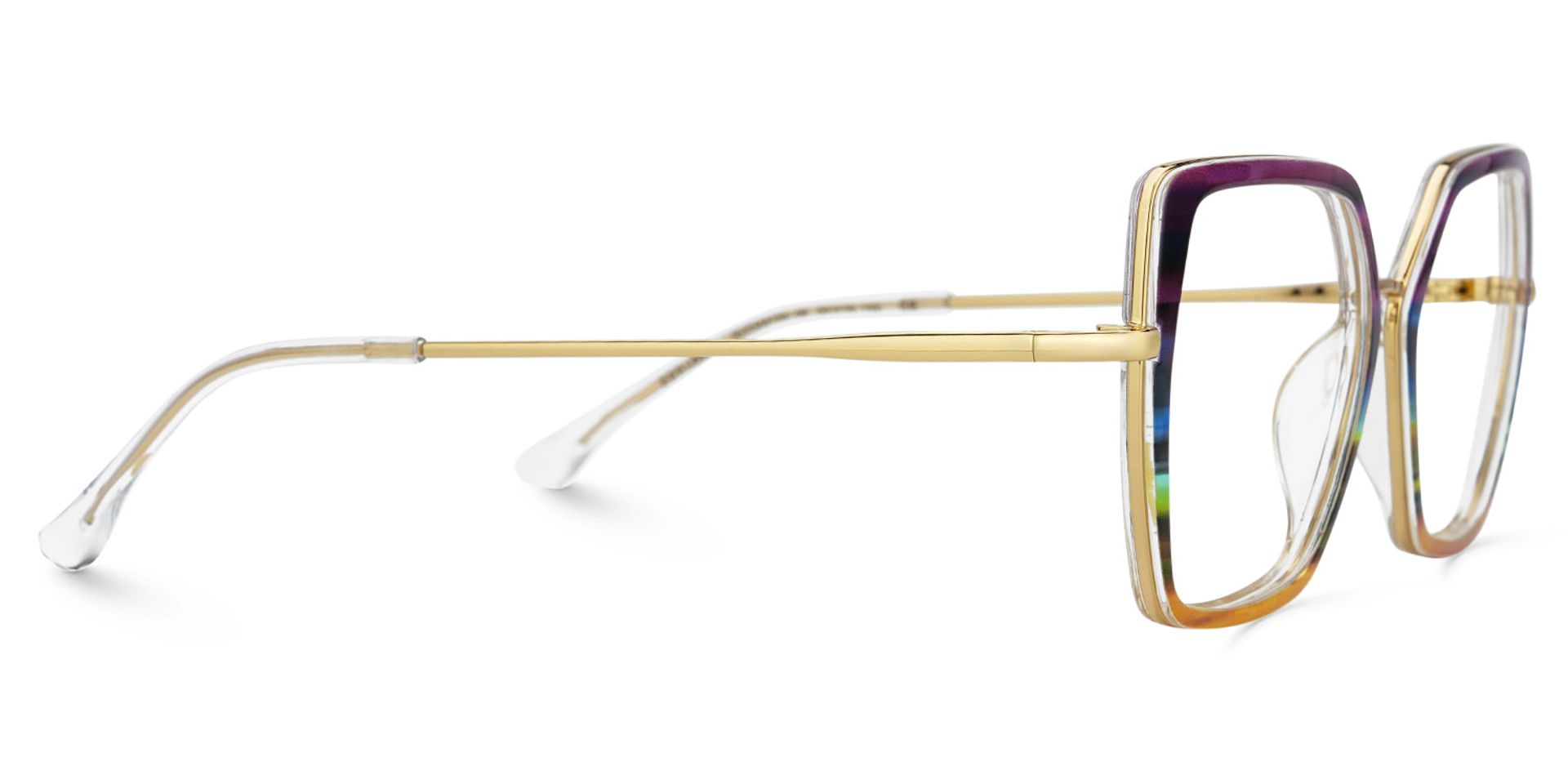 Hexagon Frame Specs With Purple And Yellow4