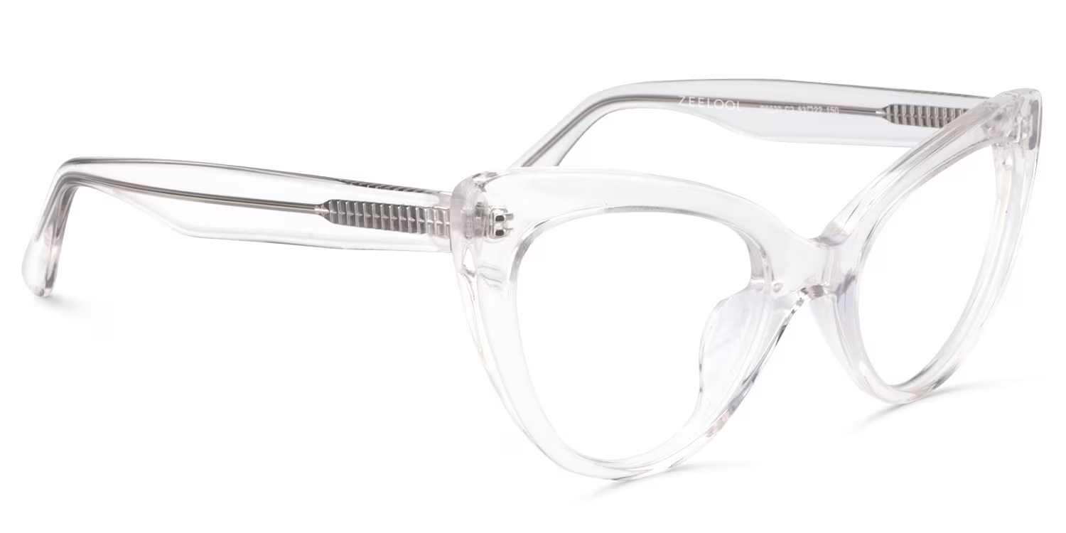 Claudette Cat Eye Crystal Glasses2