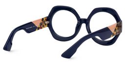 Geoffrey Geometric Dark-Blue Glasses3