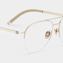 Grayson Aviator Light Gold Glasses4