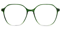 Lekesha Geometric Green Glasses0