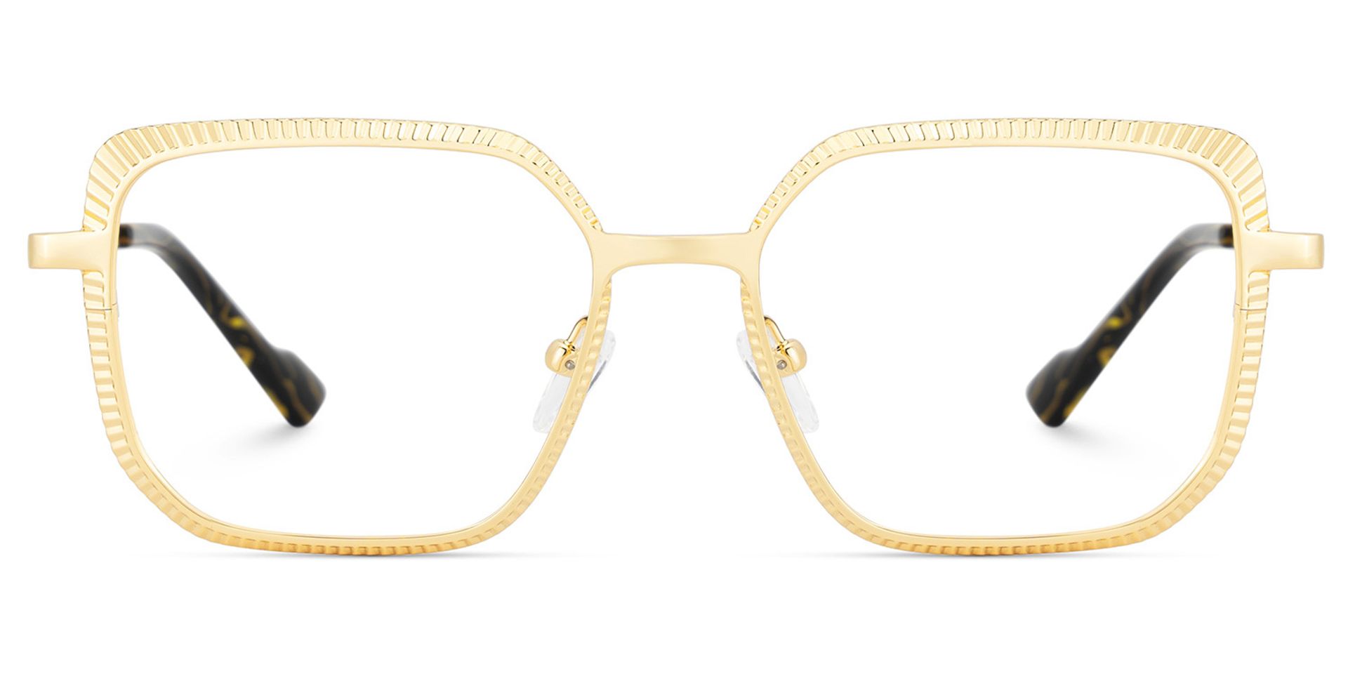 Vintage Metal Frame Glasses in Iridescent Color1