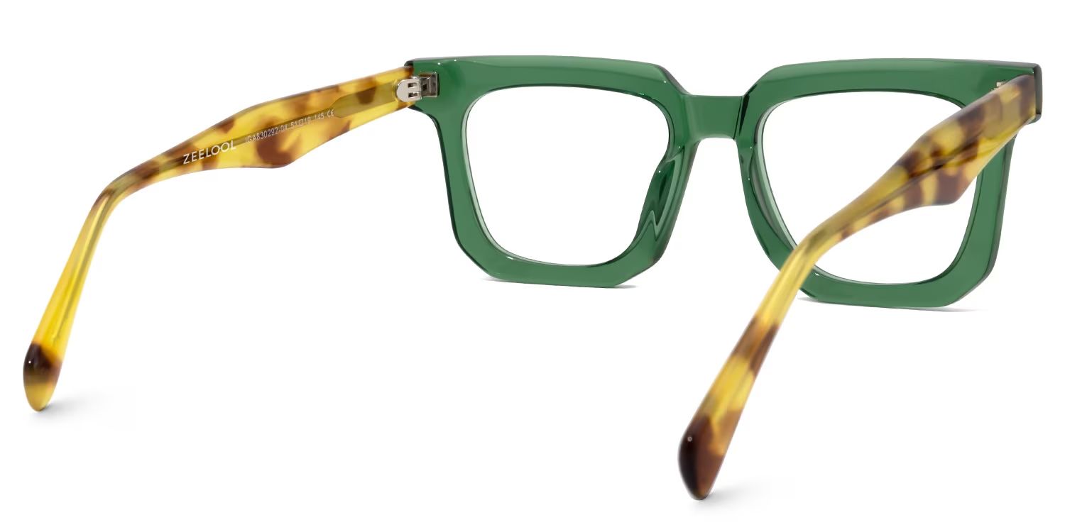 Coville Square Green Glasses3