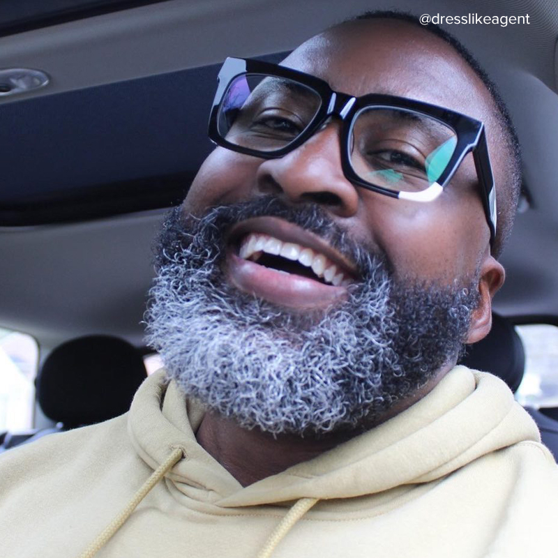 Barrios Square Black Glasses | ZEELOOL UK5