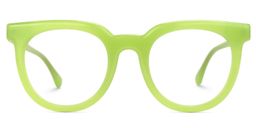 Shabien Round Green Glasses0