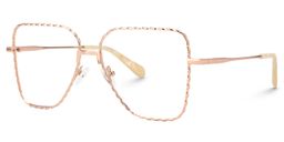 Alisandra Aviator Rose Gold Glasses1