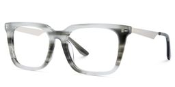 Brooke Rectangle Gray Glasses3