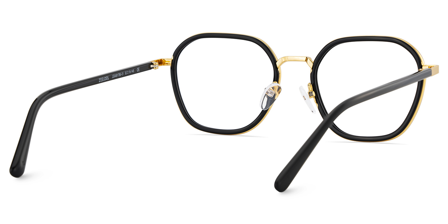 Mitchell Geometric Black Glasses5