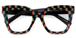 Malcolm Square Checkered Glasses1