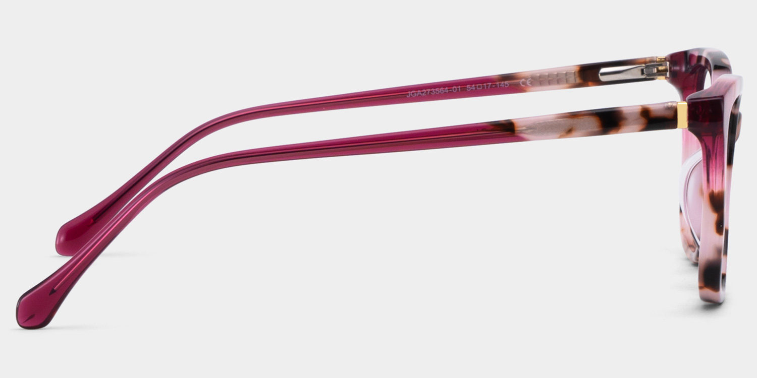 Juno Rectangle Tortoise Frame Eyeglasses for Woman| ZEELOOL UK4