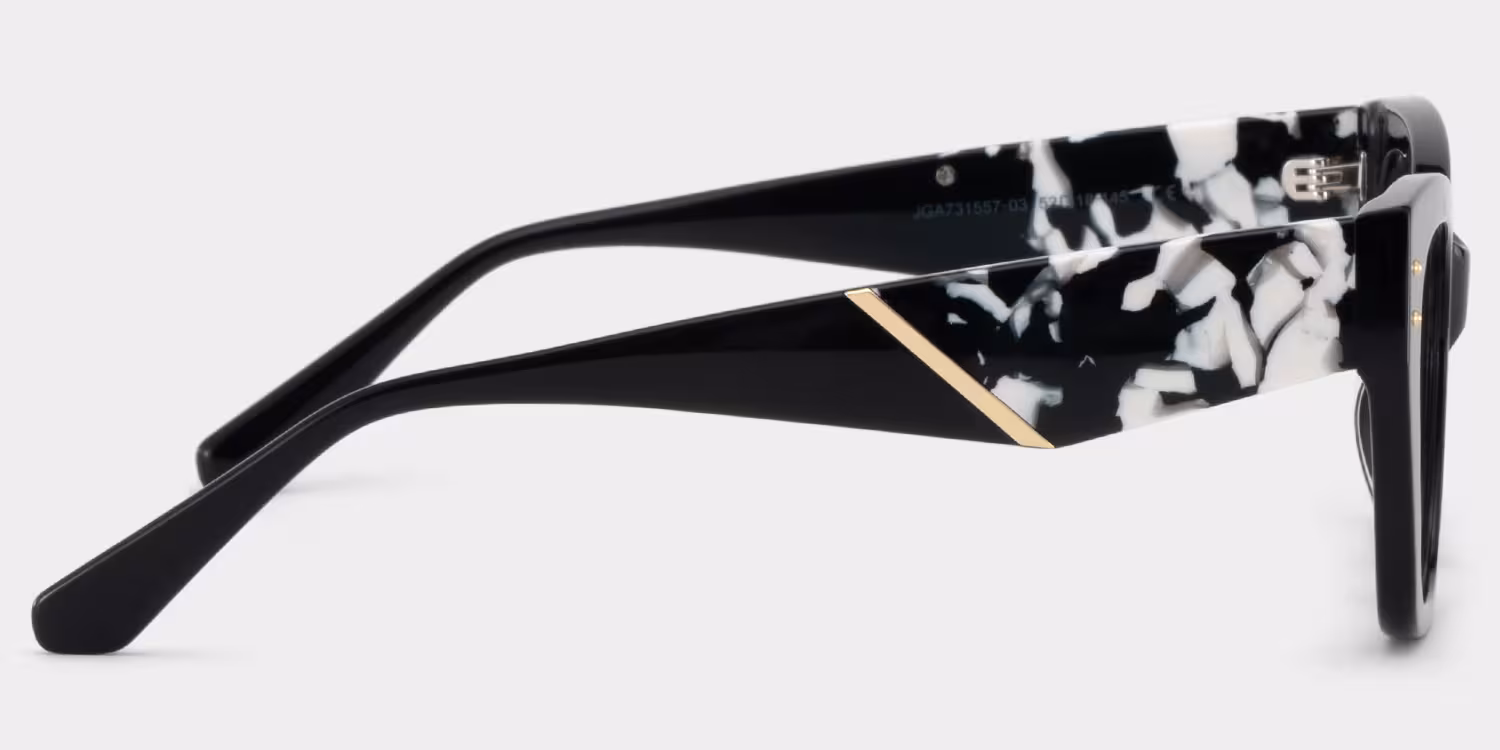 Skylar Black Frame Glasses with Butterfly Frame Online | ZEELOOL UK4