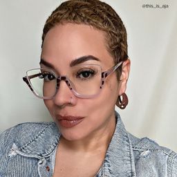 Kellina Square Two-Tone Glasses5