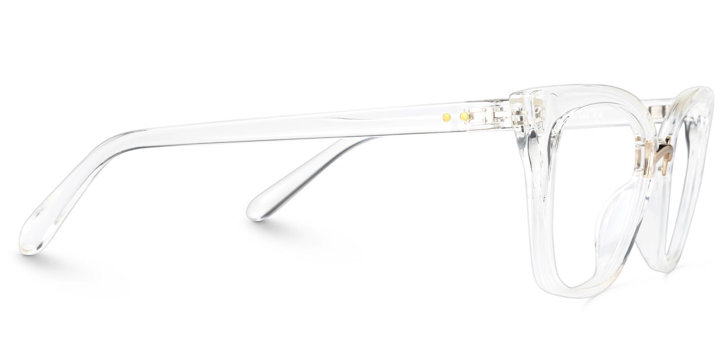 Chandrikar Cat Eye Clear Frame Glasses | ZEELOOL UK2