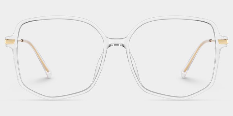 Payton Geometric Clear Glasses