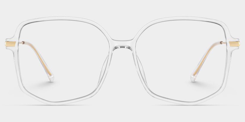 Payton Geometric Clear Glasses