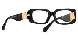 Jonas Rectangle Black Glasses6
