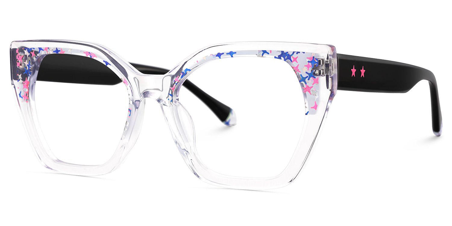 Butterfly Spectacle Frames With Clear Color3