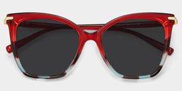 Lamar Red Butterfly Sunglasses1