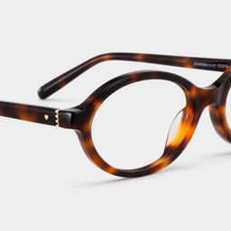 Everly Oval Tortoise Glasses8