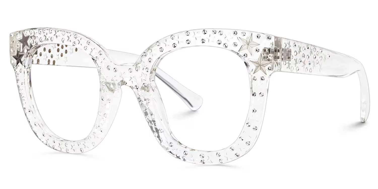 Kahle Cateye Clear Eyeglasses and Clear Frames1