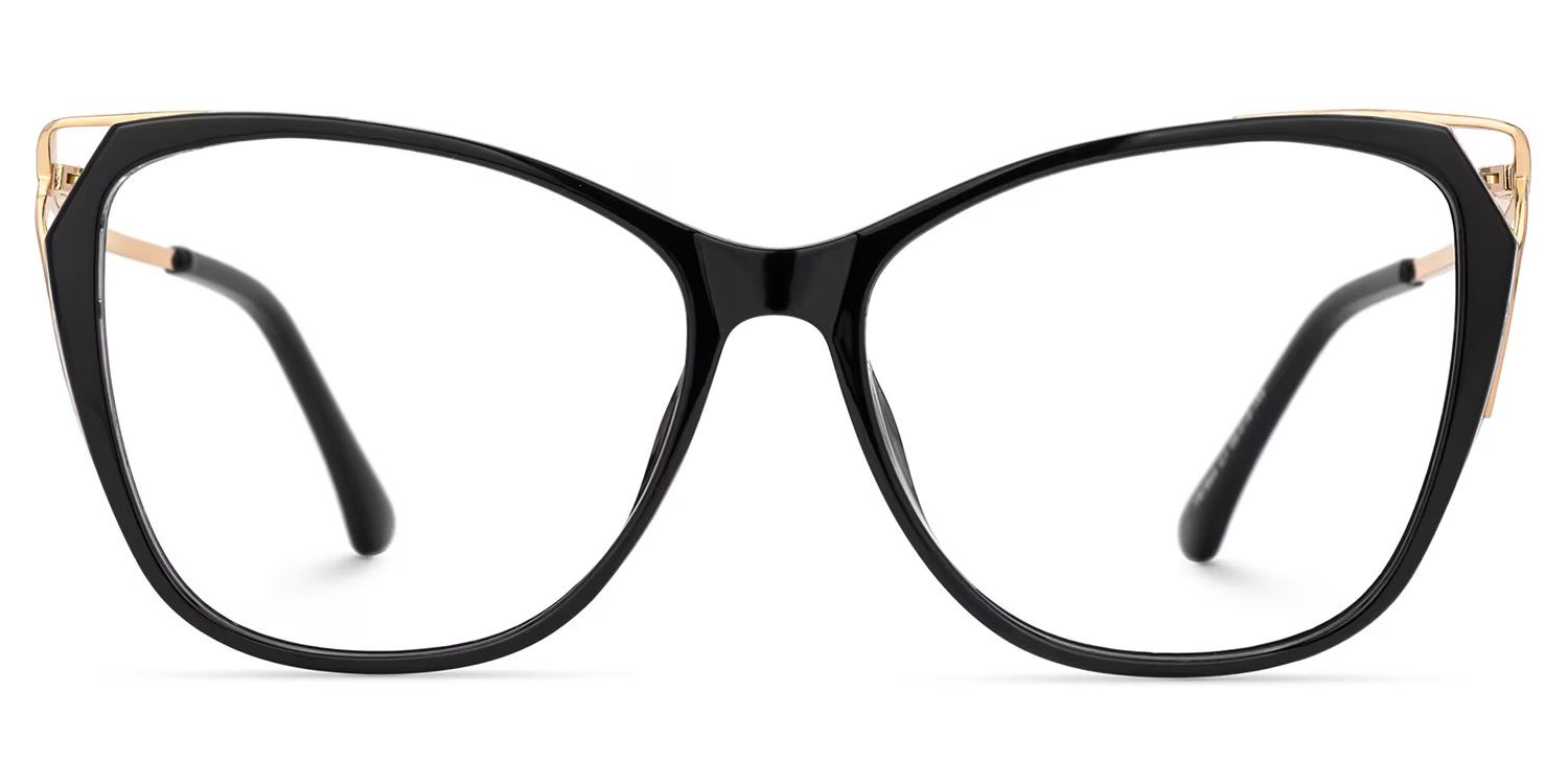 Alana TR90 Butterfly Black Frame Glasses | ZEELOOL UK0