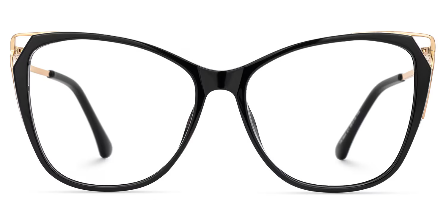 Alana TR90 Butterfly Black Frame Glasses | ZEELOOL UK0
