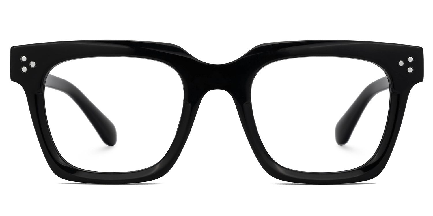 Diagne Square Black Glasses0