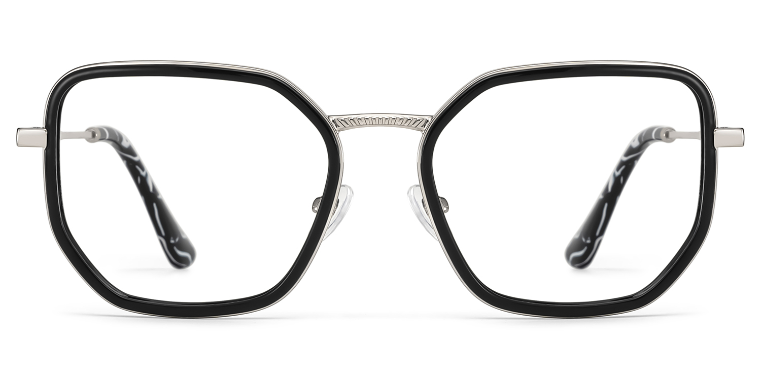 Levi Geometric Black Glasses1