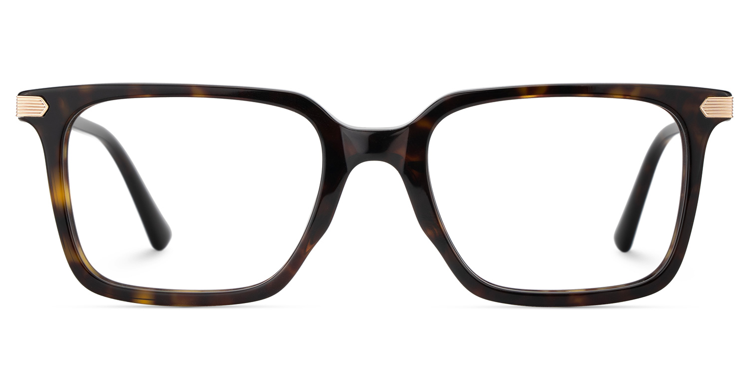 Goveo Rectangle Tortoise Glasses
