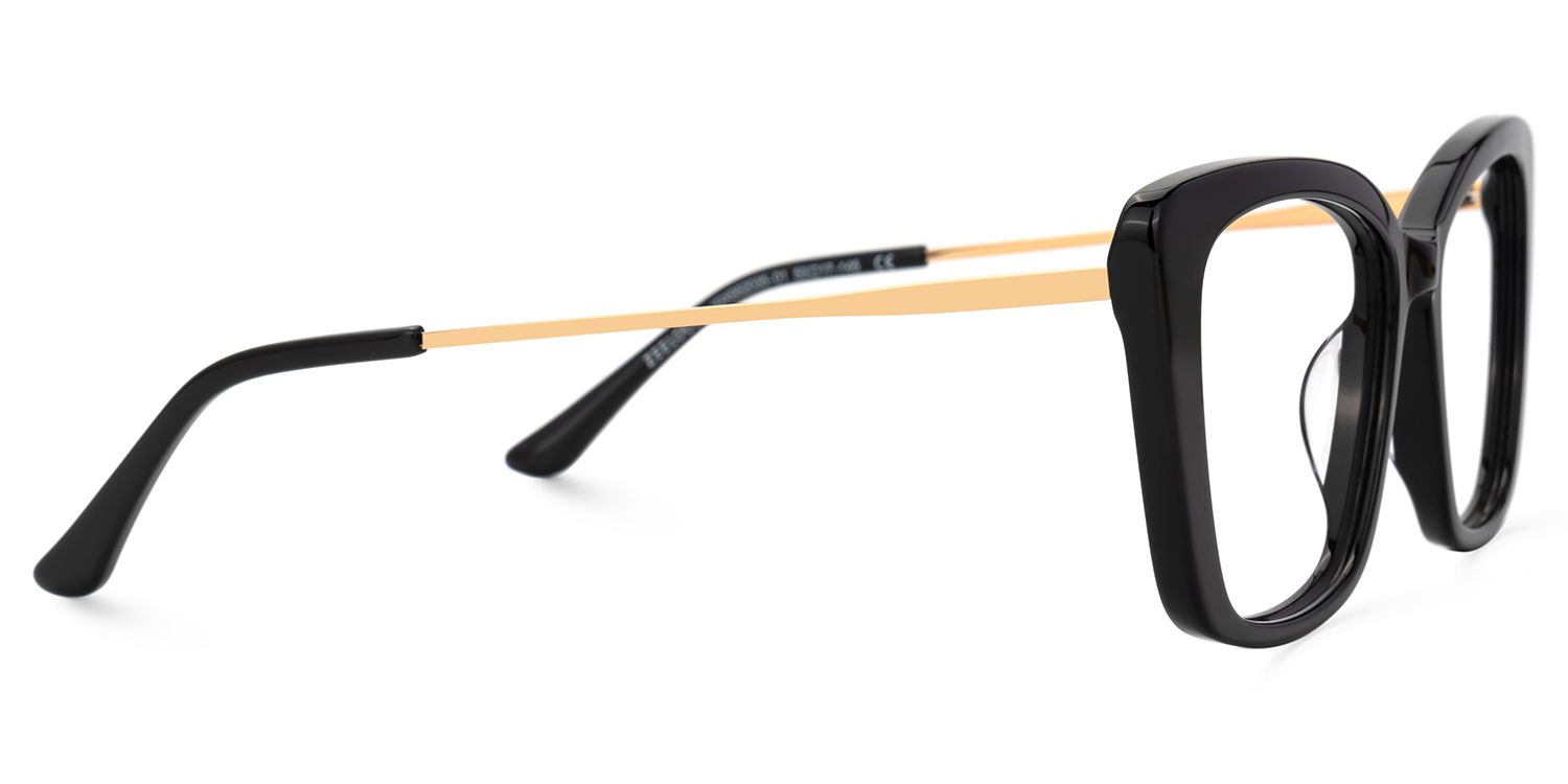 Sheyla Black Cat Eye Frames For Women | ZEELOOL UK3