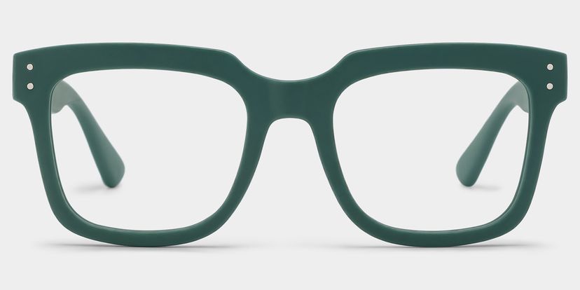 Liizbeett Square Green Glasses