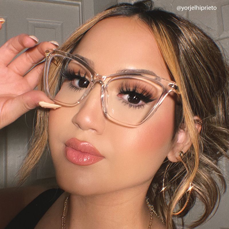 Hilary Butterfly Clear Frame Glasses | Zeelool7