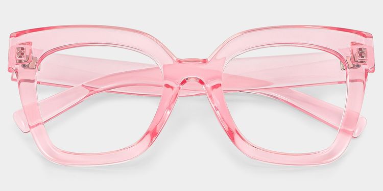 Malcolm Square Pink Glasses