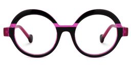 Shermier Round Black Glasses0