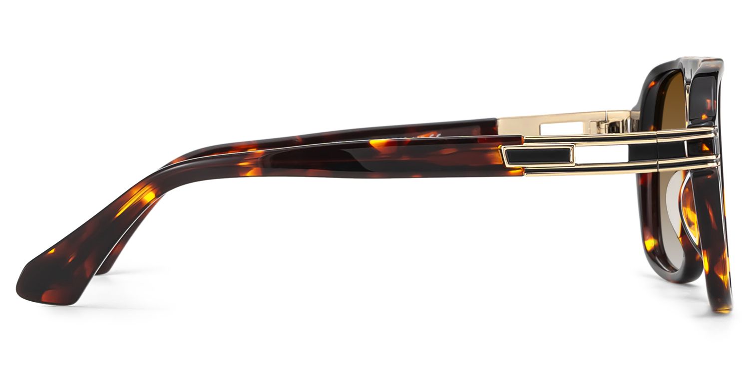 Dune Tortoise Aviator Polarized Sunglasses Online | ZEELOOL UK3