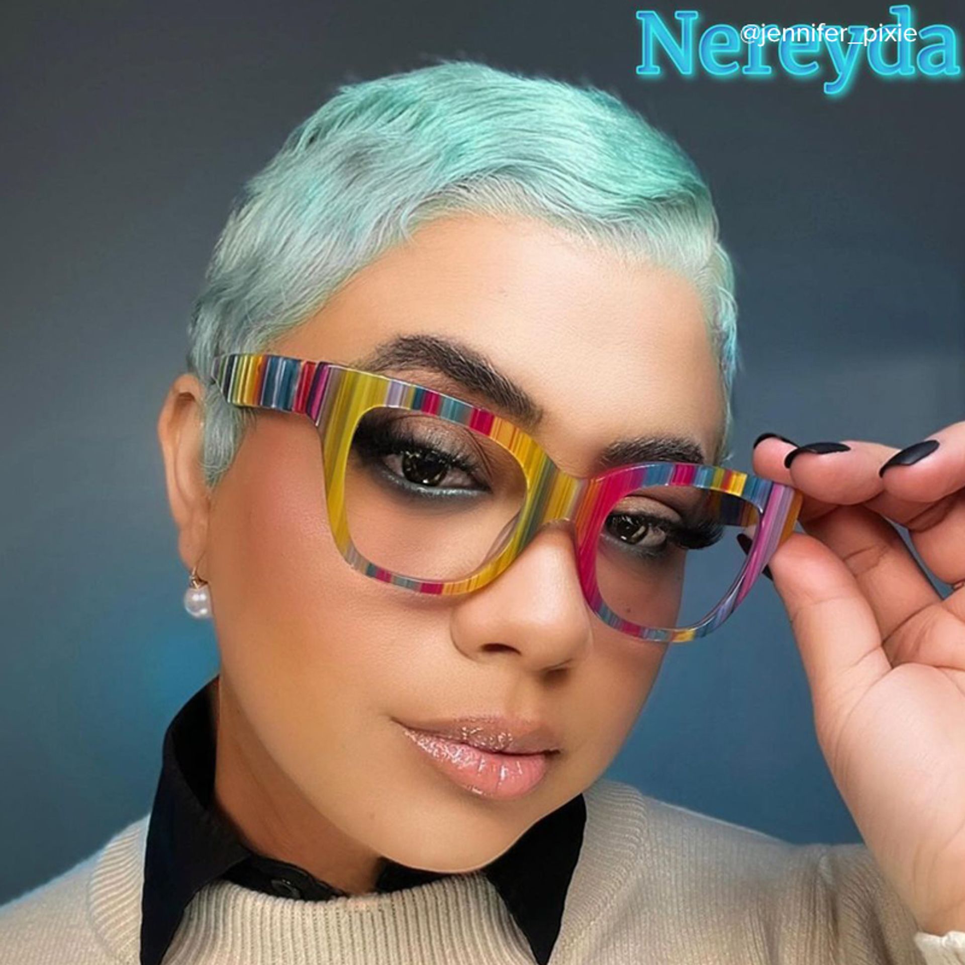 Nereyda Candy Color Eyeglasses Skittles | ZEELOOL UK5