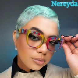 Nereyda Multicolor Cat eye Glasses8