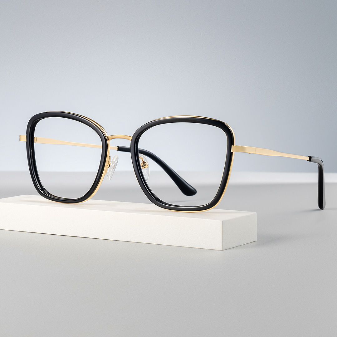 Full Frame Eyeglasses With Metal Rims0