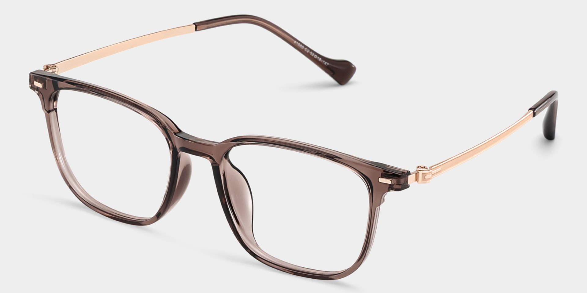 William Rectangle Brown Glasses Frames for men | ZEELOOL2