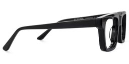 Larsen Rectangle Black Glasses3
