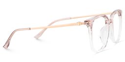 Cora Pink Square Glasses4