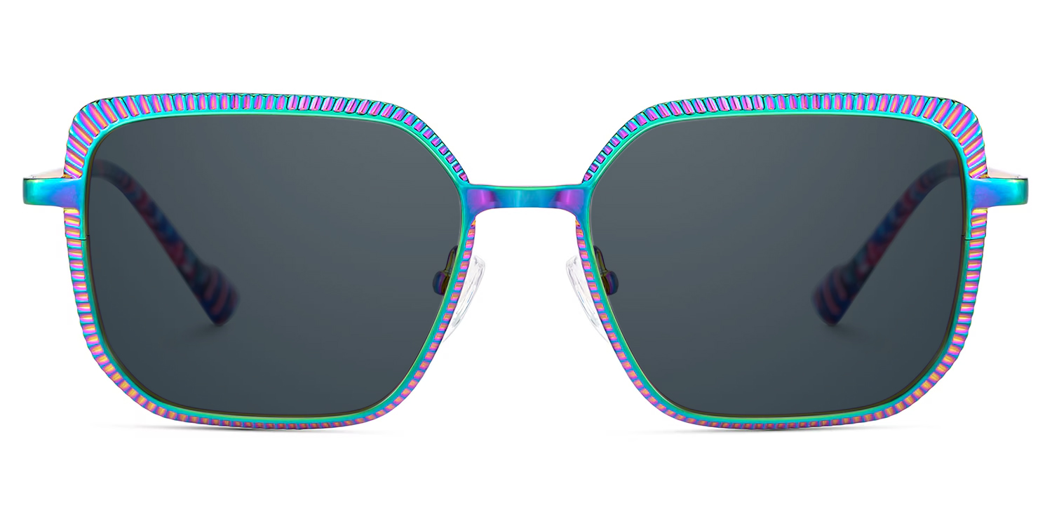 Maverick Square Multicolor Sunglasses good-img