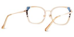 Murcia Square Beige Glasses5