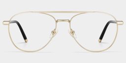 Calvin Aviator Gold Glasses3