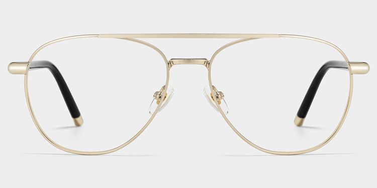 Calvin Aviator Gold Glasses
