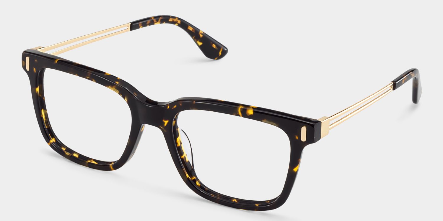 Axel Tortoise Frame Glasses with Rectangle Frame Online | ZEELOOL UK4