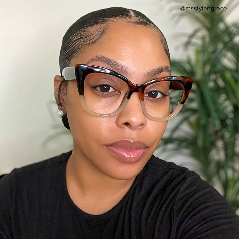 Royster Cateye Tawny Glasses | ZEELOOL UK7