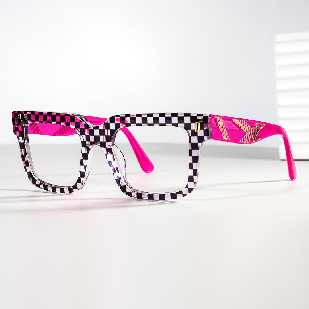 Thomason Men's Rectangular Frames With Black And Crystal0