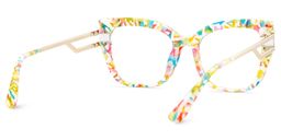 Kieran Rectangle Mottled Glasses5